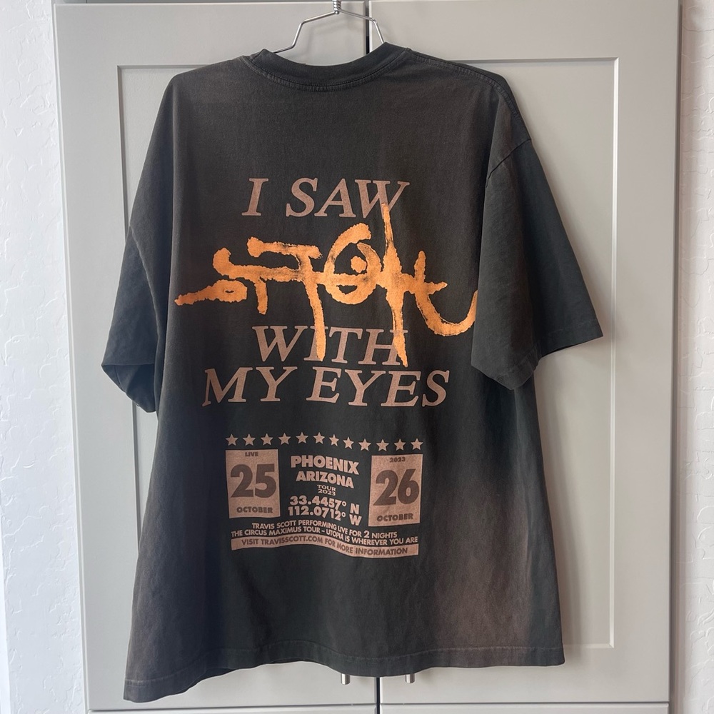 Travis Scott Circus Maximus Tour Tee Utopia Phoenix Arizona Exclusive Shirt XL - Picture 4 of 8
